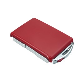 Key Fob Shell Case Fit for Volvo XC90 S90 V90 XC60 XC40 2016-2024 The Remote Control, Replace YG0HUF8423 4008C-HUF8423 32256980 31652604 Key Fob Cover, Red