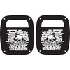 JeepTails Skull Breaking Wall Tail lamp Light Covers Compatible with