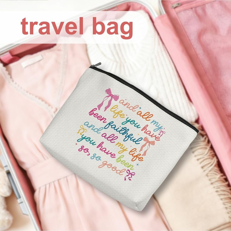 Cosmetic Bag Organizer Travel, Compact Lightweight Accessory for Travel and