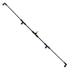 4-Nozzle Boom Sprayer Wand with 3/8" Brass Fitting, 55.1” ATV Sprayer Boom – Wide-Coverage Agricultural and Lawn Spray Attachment for Tractors and UTVs, Featuring Two 90° Nozzles