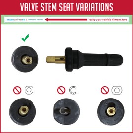 Wheel Accessories Parts PDQ Brand TPMS - Kit de servicio de sensor OEM de 12 piezas para Jeep Cherokee 2014-Pres Ram 1500 2014-2017 1500 Classic 2019-Pres 2500 3500 2014-Pres