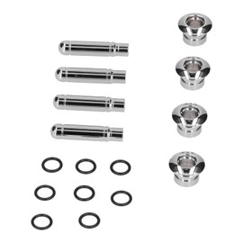 Car Door Lock Pin 8 Pieces, Car Door Lock Knobs 8 Pieces Car Door Lock Pin with Cover ABS Chrome Replacement for Trax/Cruze/Malibu