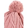 Sterntaler Unisex Kids Knitted Bobble Hat Pink 47, pink