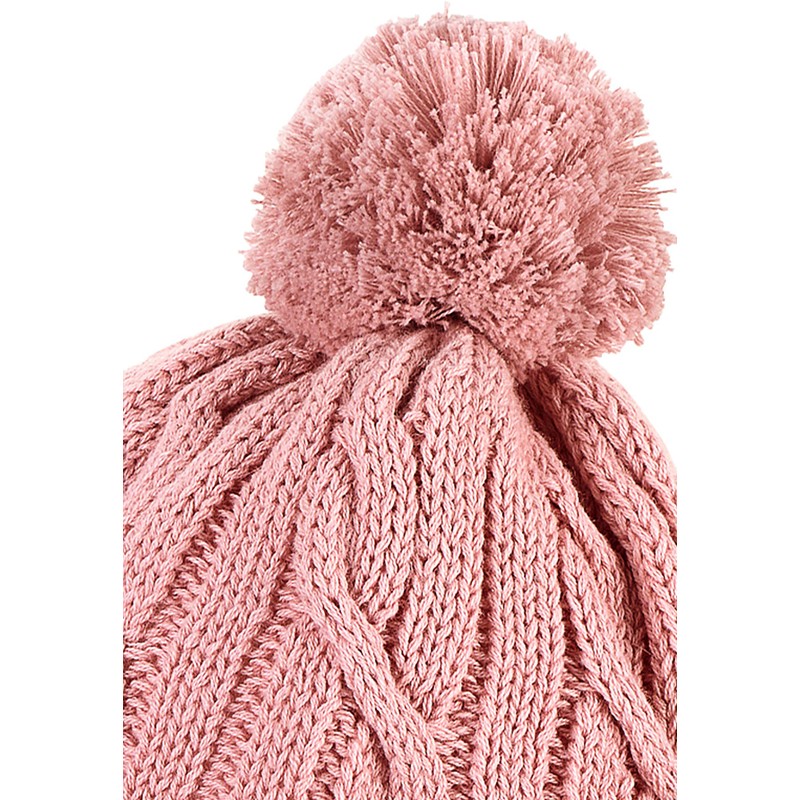 Sterntaler Unisex Kids Knitted Bobble Hat Pink 47, pink
