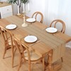 Dremisland Jute Table Runner Boho Decoration Natural Jute Table Runner