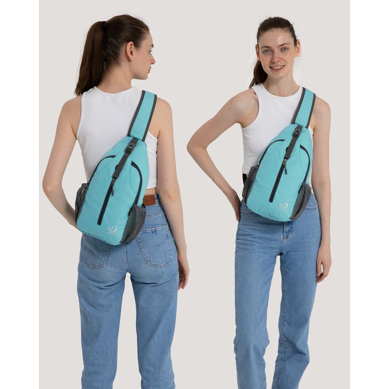 WATERFLY Sling Backpack Sling Bag Shoulder Backpack Shoulder Bag Adjustable