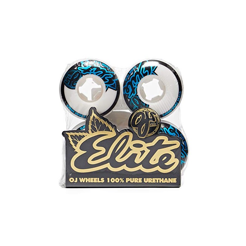 OJ Elite EZ EDGE 101a Skateboard Wheels - White (Pack