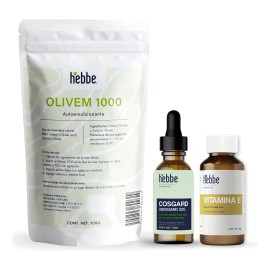 Kit Elaboracin de cremas hidratantes Emulsionante Olivem 100g  cosgard 30ml  vitamina E 50g Hebbe Cosmetics  Ludika                                   