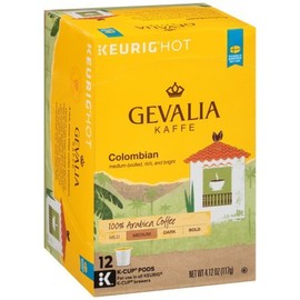 PACK OF 3 - Gevalia Colombian Coffee K-Cup Pods 12 ct Box