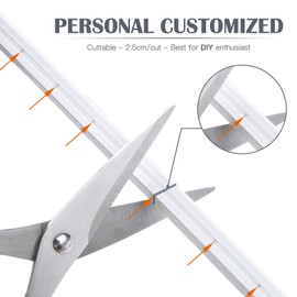 iNextStation Neon LED Strip Light 16.4ft/5m Neon Light Strip 12V Silicone LED Neon Rope Light Waterproof Flexible LED Neon Lights for Bedroom Indoors Outdoors, Orange (Power Adapter not Included)