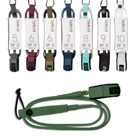SYMPL Premium Surf Leash Light Surfboard Leash â¢ Surf Boards, Longboard, SUP Paddle Board â¢ Quick Release Velcro Pull Tab â¢ Neoprene Ankle Cuff â¢ Key Pocket â¢ Strong Cord