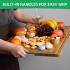 GarveeHome 24"x18" Bamboo Cutting Boards, Extra Large Wood Cutting Board