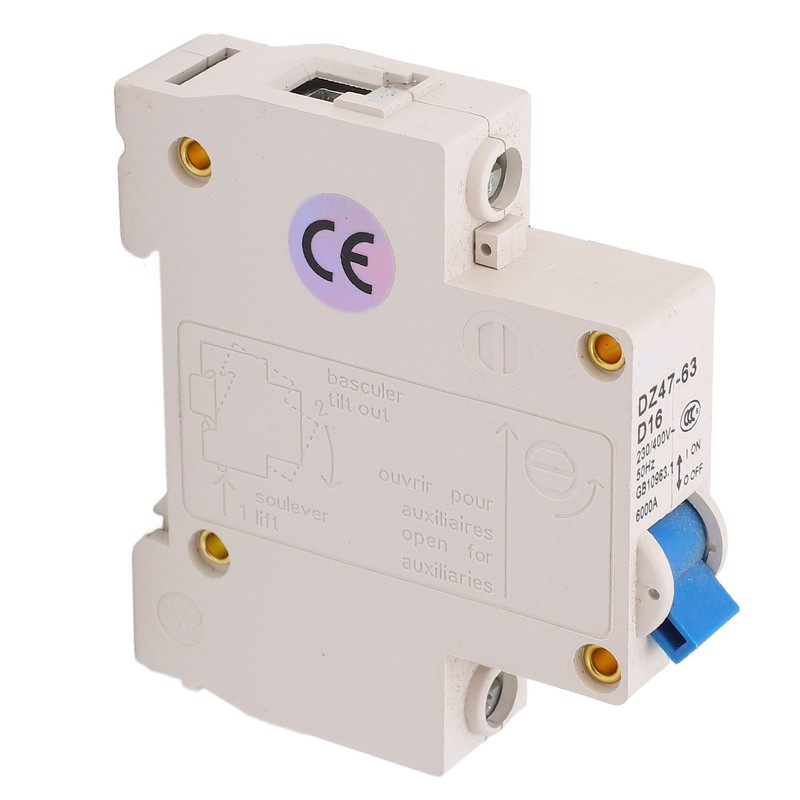 Miniature Circuit Breaker 63A 4500A Breaking Capacity Current Protection Device