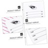 Ipetboom 4pcs Acrylic Lash Display Plate Portable Eyelash Holder for