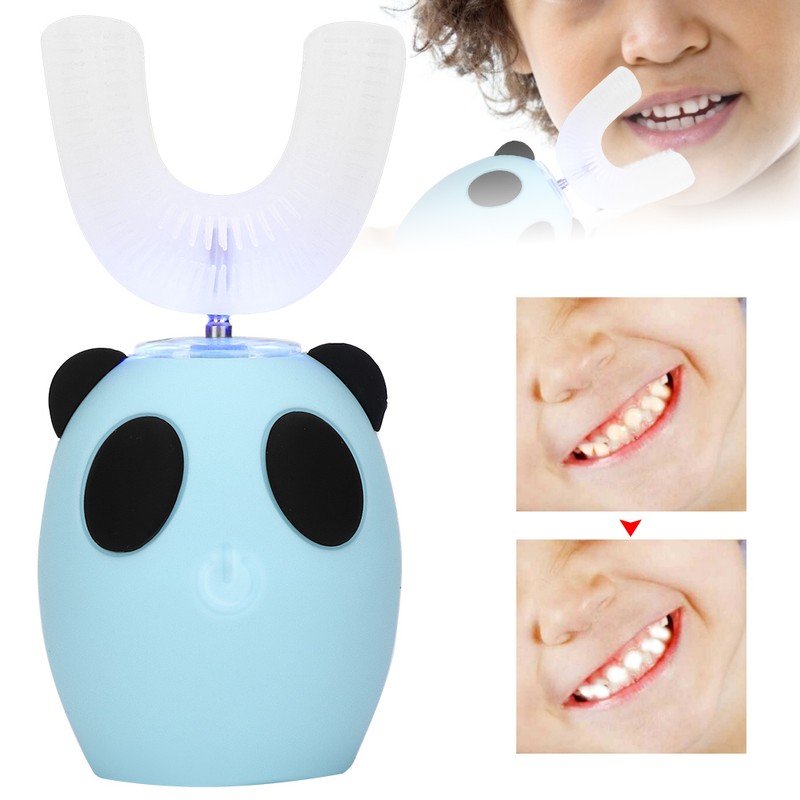U shaped Children Electric Sonic Toothbrush Intelligent Cleaning Toothbrush Oral