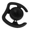 277mm Racing Steering Wheel with 135mm Adapter Black PU Universal