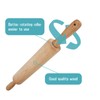 GreatChef Wood Rolling Pin for Baking & Dough, Non-stick Roller