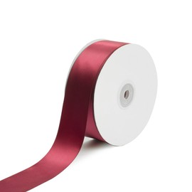 Creative Ideas Solid Satin Ribbon, 1-1/2"/50 yd, Wine