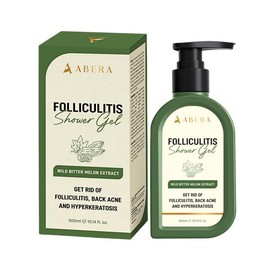 Abera Folliculitis Shower Gel - For skin with keratosis pilaris, folliculitis, chicken skin, strawberry skin - Specification: 6 Boxes