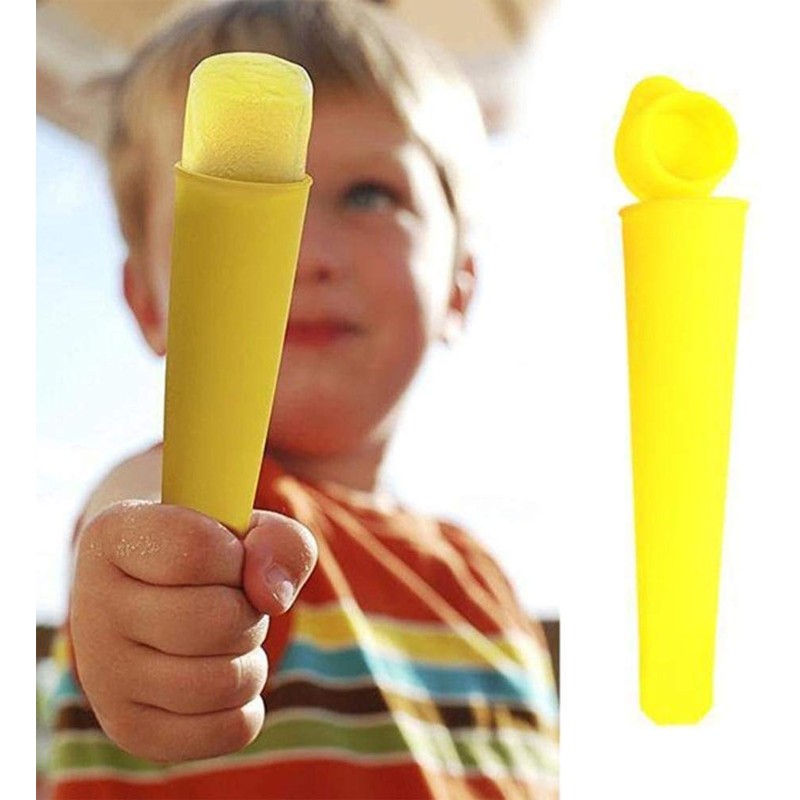 Gearmax 6 Pcs Popsicle Mould Ice Lolly Molds with Lids,DIY