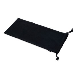 ZENPAC Shoe Dust Bags, Black Duster Flannel Pouch with Drawstring Closure, Washable Breathable Cotton Fabric for Boots, Travel, Luggage, 8x17, 4 Pack