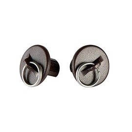 Universal Replacement for IndoorOutdoor Roller Shade, Roller Blind Accessories(Pull Ring end caps, 1 Pack, Black)