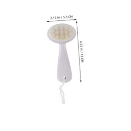 NOLITOY Deep Pore Cleansing Brush Face Scrubber Exfoliator Tool Handheld Cleansing Skin Brush for Women