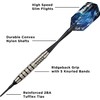 Viper Silver Thunder Soft Tip Darts, 5 Knurled Bands, 18