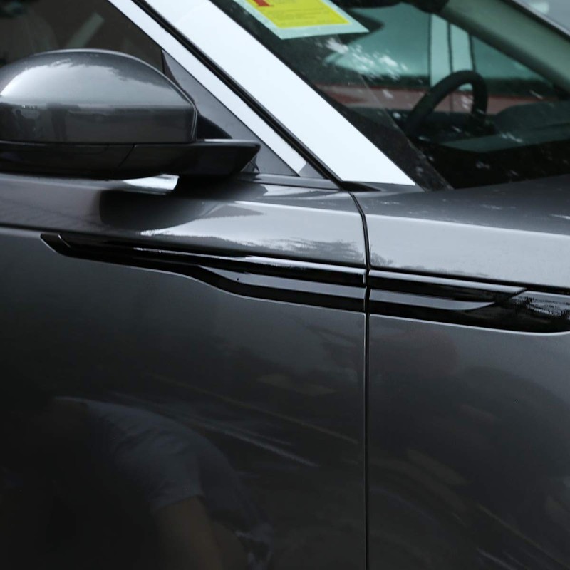 CHEYA 4pcs Piano Black Side Fender Cover Trim ABS Plastic