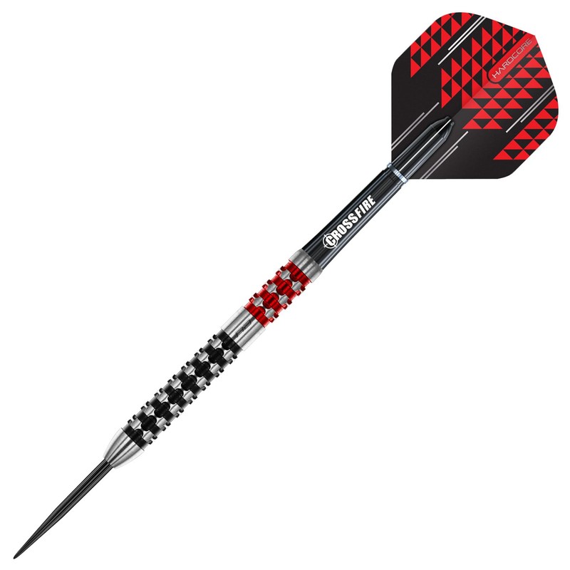 RED DRAGON Crossfire 26 Gram Premium Tungsten Darts Set with