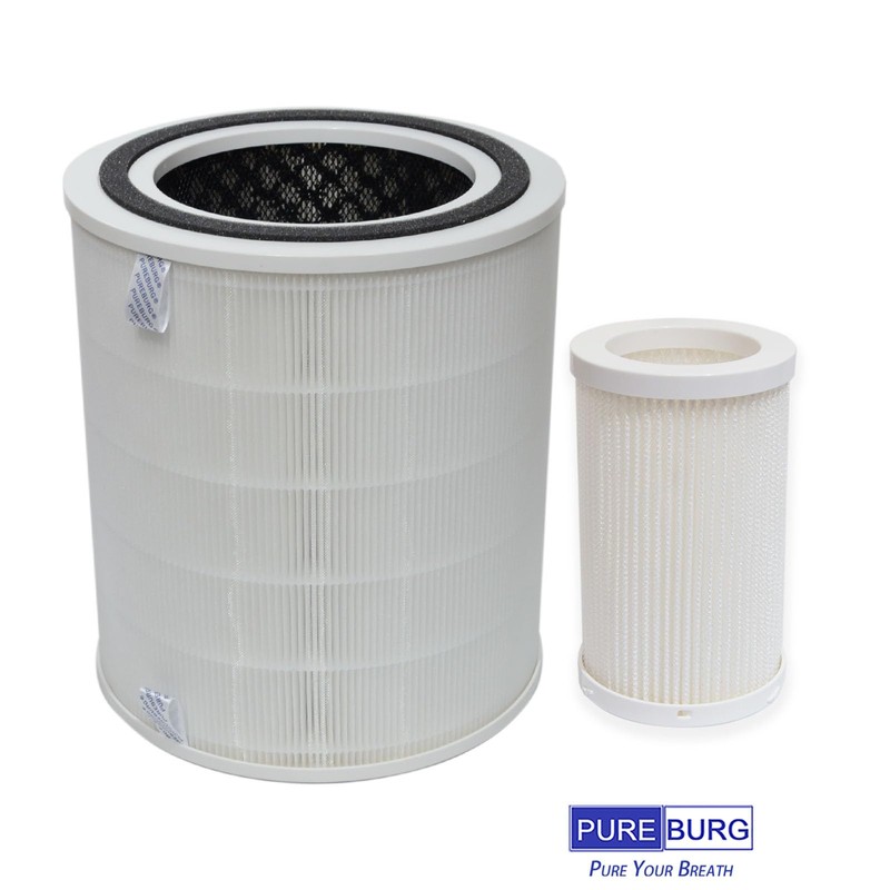 PUREBURG Replacement Filter Set Compatible with DH Lifelabs Aaira HEPA