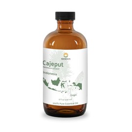 Nature Packaged Cajeput Essential Oil (8oz) - Direct from Central Java, Indonesia - Essential Oils for Diffusers Aromatherapy; Essential Oils for Body; Massage Oils | 100% Pure Therapeutic Grade