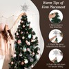 Lewondr Christmas Star Tree Topper, USB Powered Remote Controlled 11
