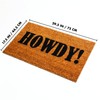 NINAMAR Howdy! Door Mat - Natural Coir - 29.5 x