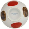 Hasamiyaki Wayama Kiln Kurawanka Rice Bowl, Red Round Crest