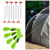 ADEPTNA Large Pack of 8 Heavy Duty Storm Proof Galvanized