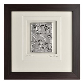 Cynthia Webb Designs We Honor Those Who Serve Pewter Wall Art