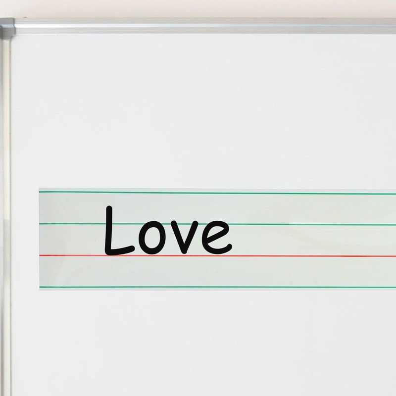 TEHAUX 4 Row Dry Erase Board Sticker Dry Erase Board