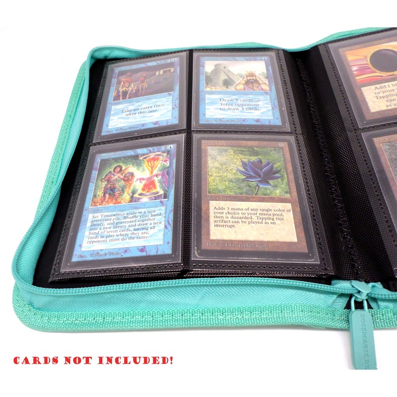 docsmagic.de Pro-Player Zip Album 4/9/12-Pocket Playset Card Binder, MTG, PKM,
