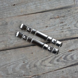 JJNUSA 2 Pieces A6 Notebook 6-Hole Ring Binder Mechanisms Replacement Kit for Binder Planners O-Ring Binders A6-20MM