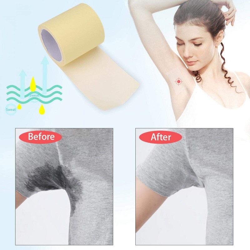 Underarm Sweat Pads, Disposable Armpit Sweat Prevention Pads, Extra Adhesive,