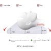 SUQ I OME Slim Sleeper-Gel Thin Memory Foam Pillow for