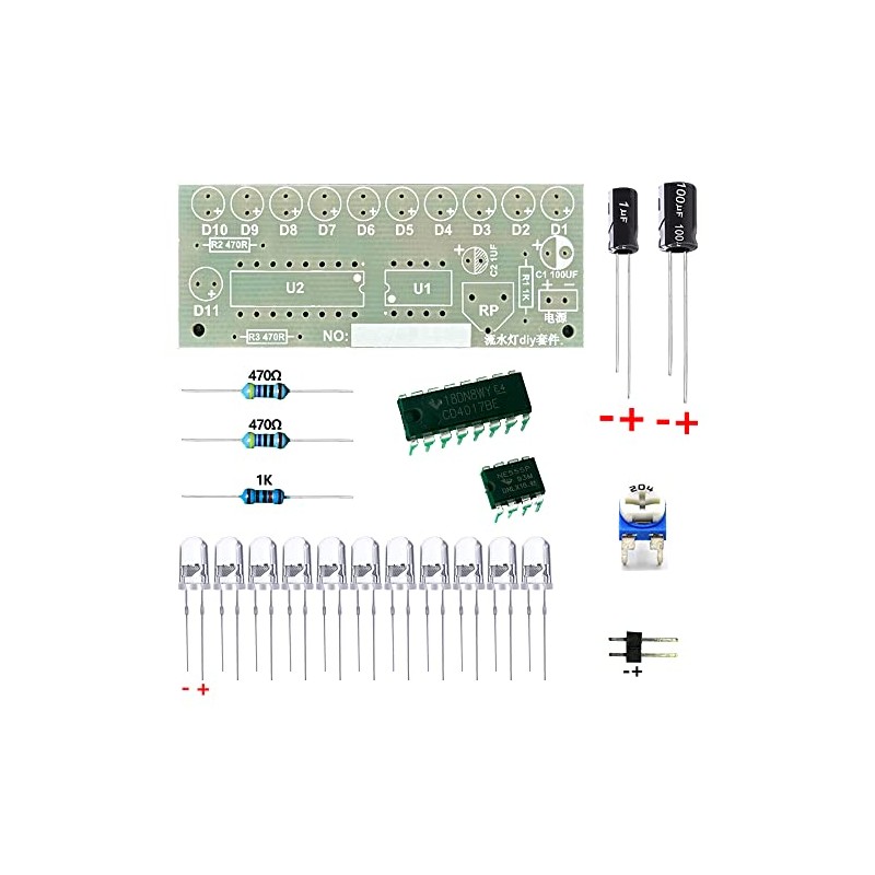 Soldering Practice Kit – DIY Electronic Soldering Project Training Board
