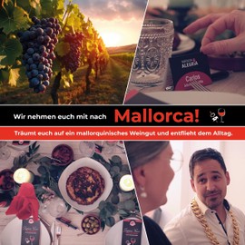 Mitmach-Crime - Vino, Tapas and A Murder - Death on the Bodega Alegria - Crime Dinner Game for 4 People - Crime Game for Adults - Mallorca - Murderous Crime Dinner