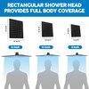 Shower Head,8”Rain Shower Head with Handheld Spray Combo and Adjustable
