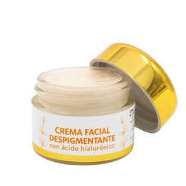 Crema Despigmentante Premium con Ácido Hialurónico, 30 ml | Protector Solar, Vitamina C, Cúrcuma, Café, Iluminadora Día y Noche