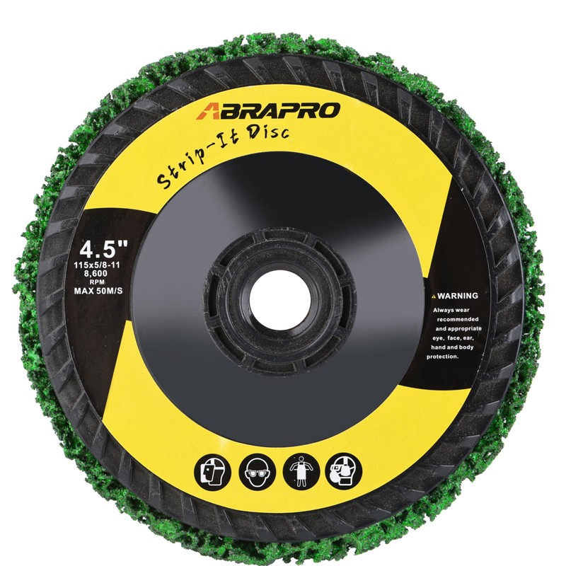 12 Pack, 4.5" x 5/8"-11 Strip Disc, Grinding Disc for