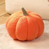 Plush Pumpkin Throw Pillow - Soft Cozy Nordic-Style Decorative Cushion