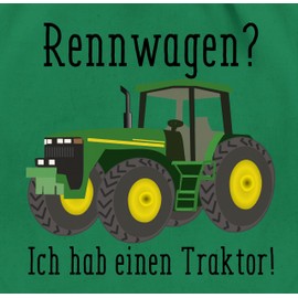 Shirtracer - Gym Bag Backpack - Tractor Bags - Racing Car I Have a Tractor - Gift Farmer Tractor Farmer Gift Idea Agriculture Farmers, 2 Green