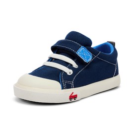 See Kai Run Stevie II - Sneaker for Kids, Navy Canvas, 13.5 Little Kid